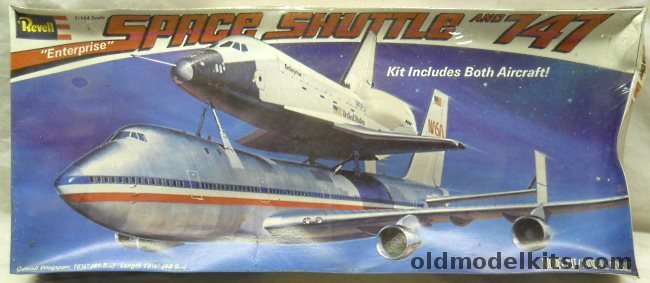 Revell 1/144 Space Shuttle Enterprise and 747, H177 plastic model kit